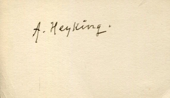 Baron Alphonse von Heyking German Consul Author Signed Autograph