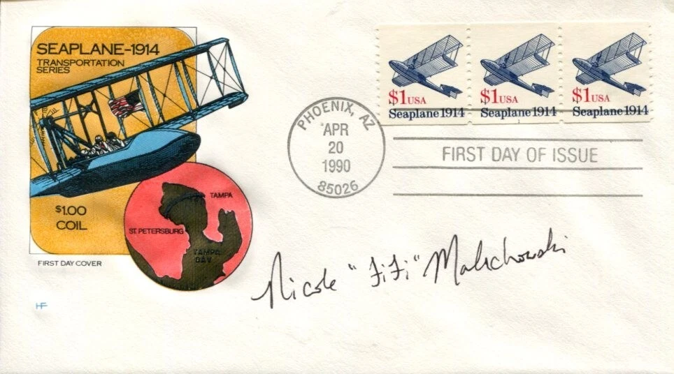 Colonel Nicole Malachowski 1st Female Thunderbirds USAF HOF Signed Autograph FDC