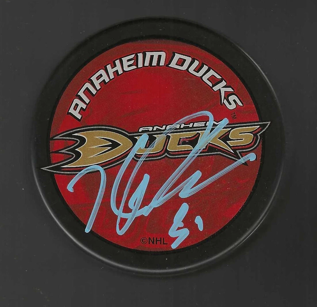 Kyle Palmieri Signed Anaheim Ducks Souvenir Puck