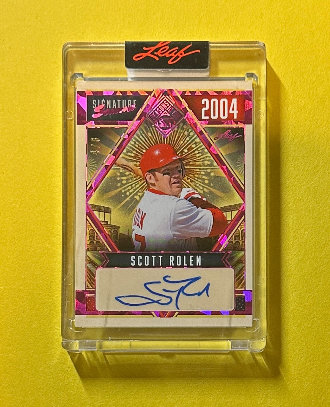2025 LEAF SEASONS IN THE SUN SCOTT ROLEN AUTOGRAPH /8 #SSE-SR1 HOF