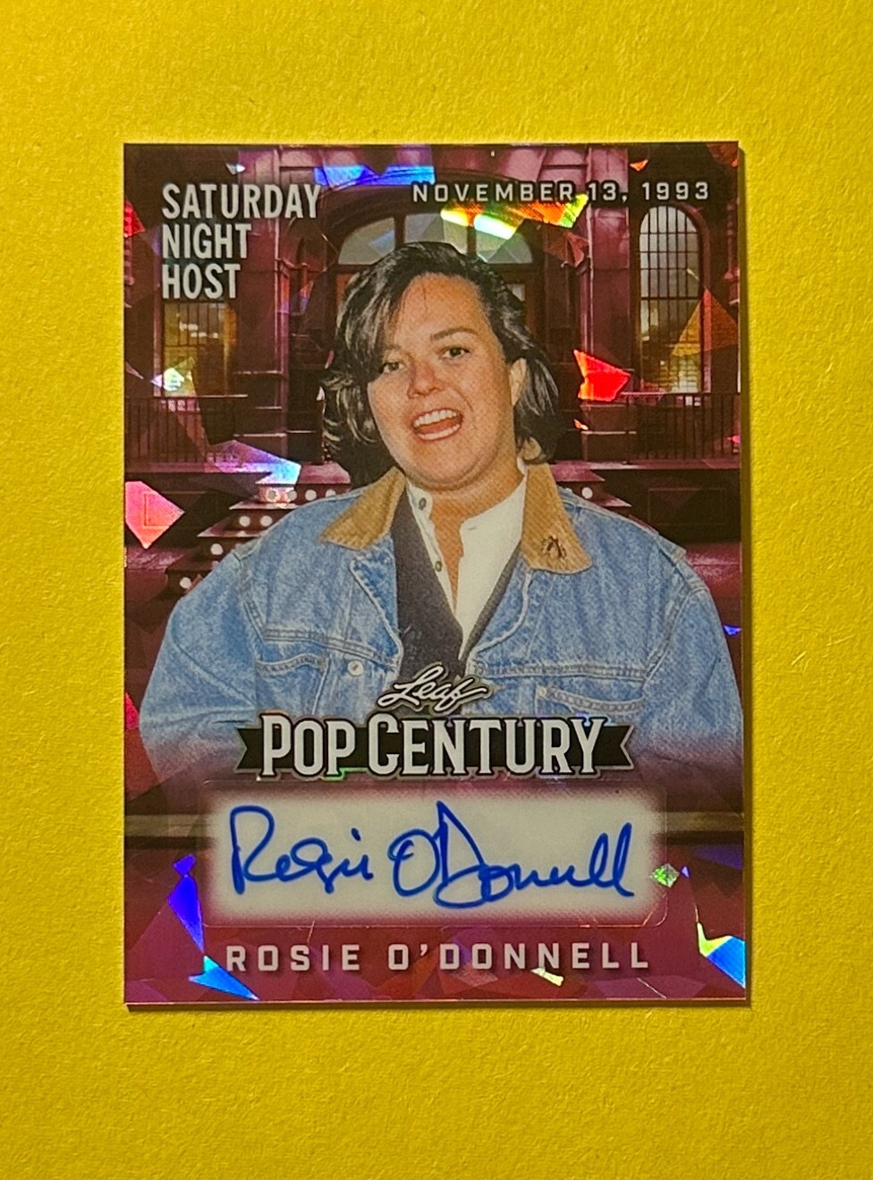 2025 LEAF POP CENTURY ROSIE O'DONNELL SNL HOSTS AUTOGRAPH #SN-ROD