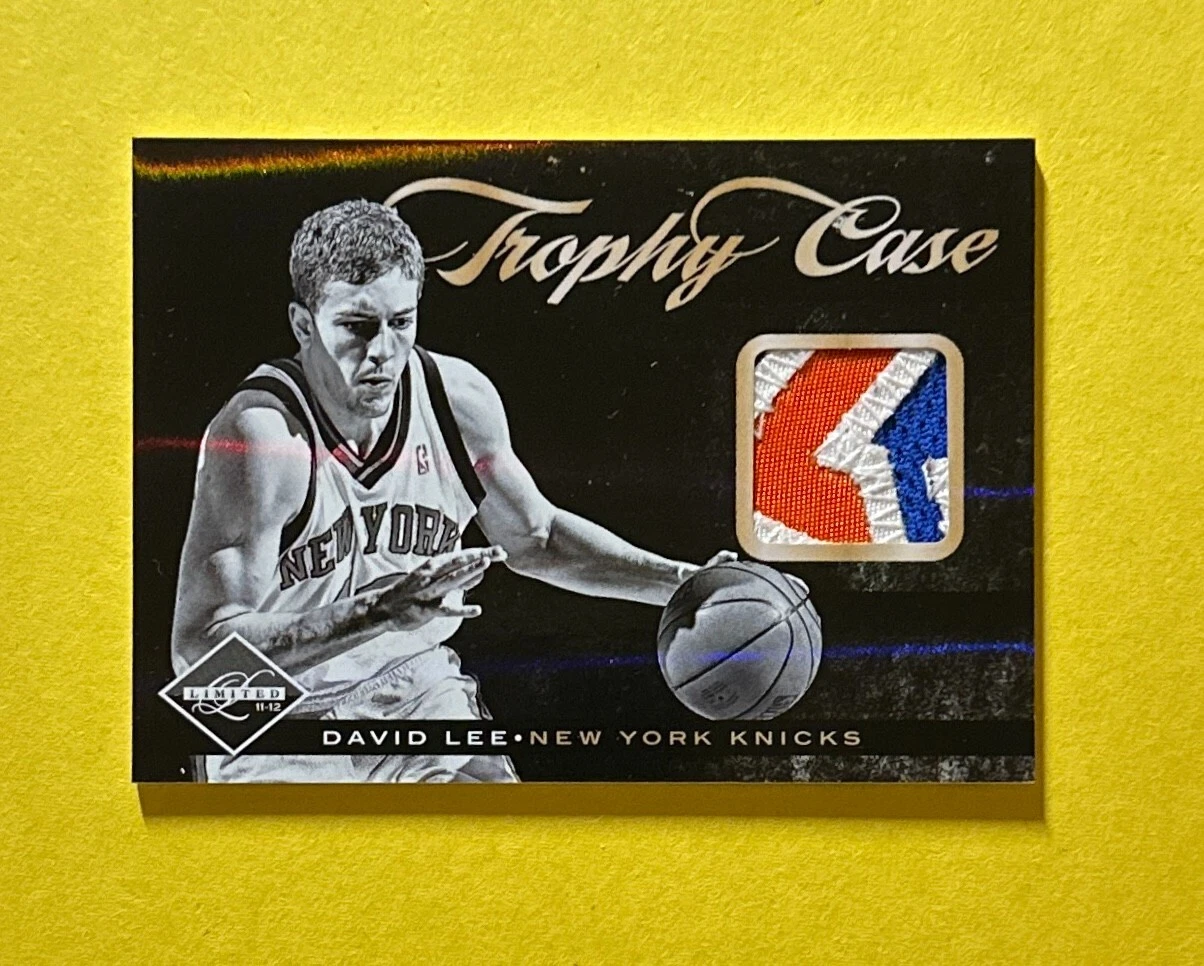 2012 PANINI LIMITED DAVID LEE TROPHY CASE PATCH /25 #23 KNICKS