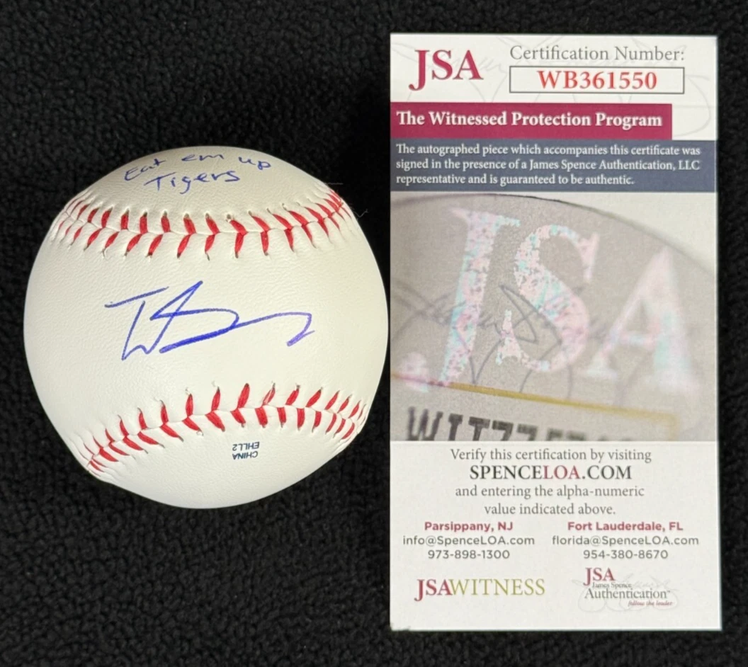Trey Sweeney Signed & Inscribed 
