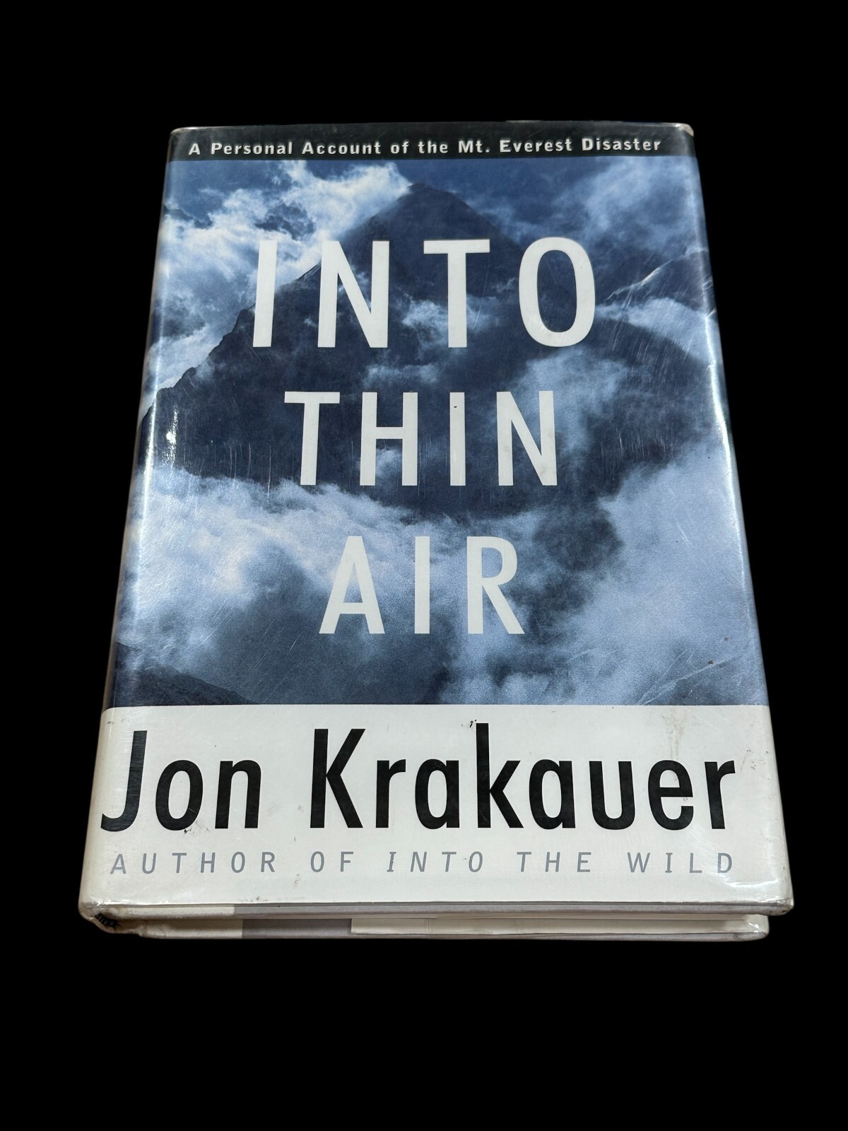 Jon Krakauer Into Thin Air Mount Everest Disaster Signed 1st Ed Autograph Book