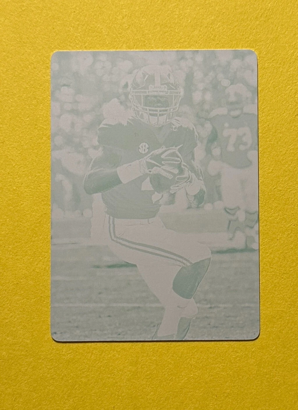 2020 PANINI LUMINANCE JERRY JEUDY PRINTING PLATER #104 BRONCOS