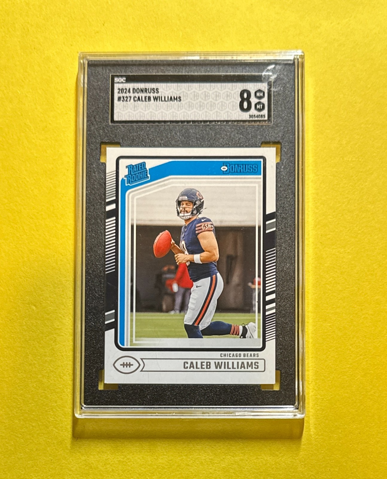 2024 PANINI DONRUSS CALEB WILLIAMS #327 SGC NM MT 8 BEARS ROOKIE