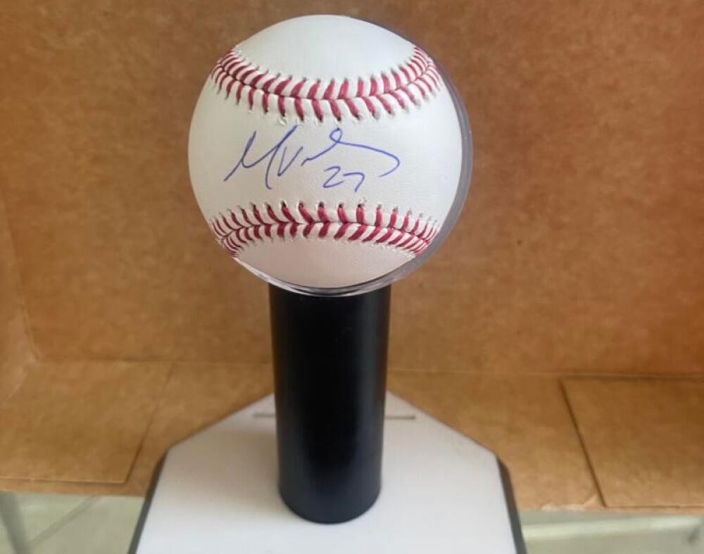 MARK VIENTOS METS SIGNED AUTOGRAPHED M.L. BASEBALL BECKETT AUTH