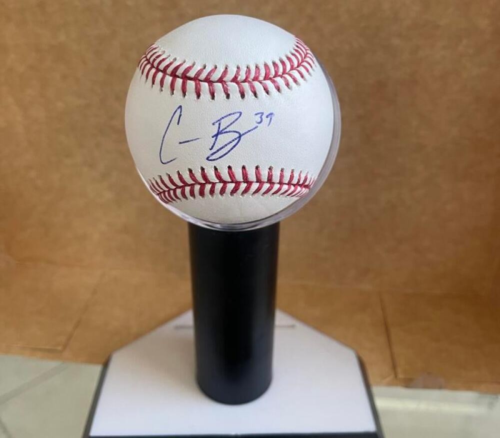 CORBIN BURNS DIAMONDBACKS SIGNED AUTOGRAPH M.L. BASEBALL BECKETT AUTH