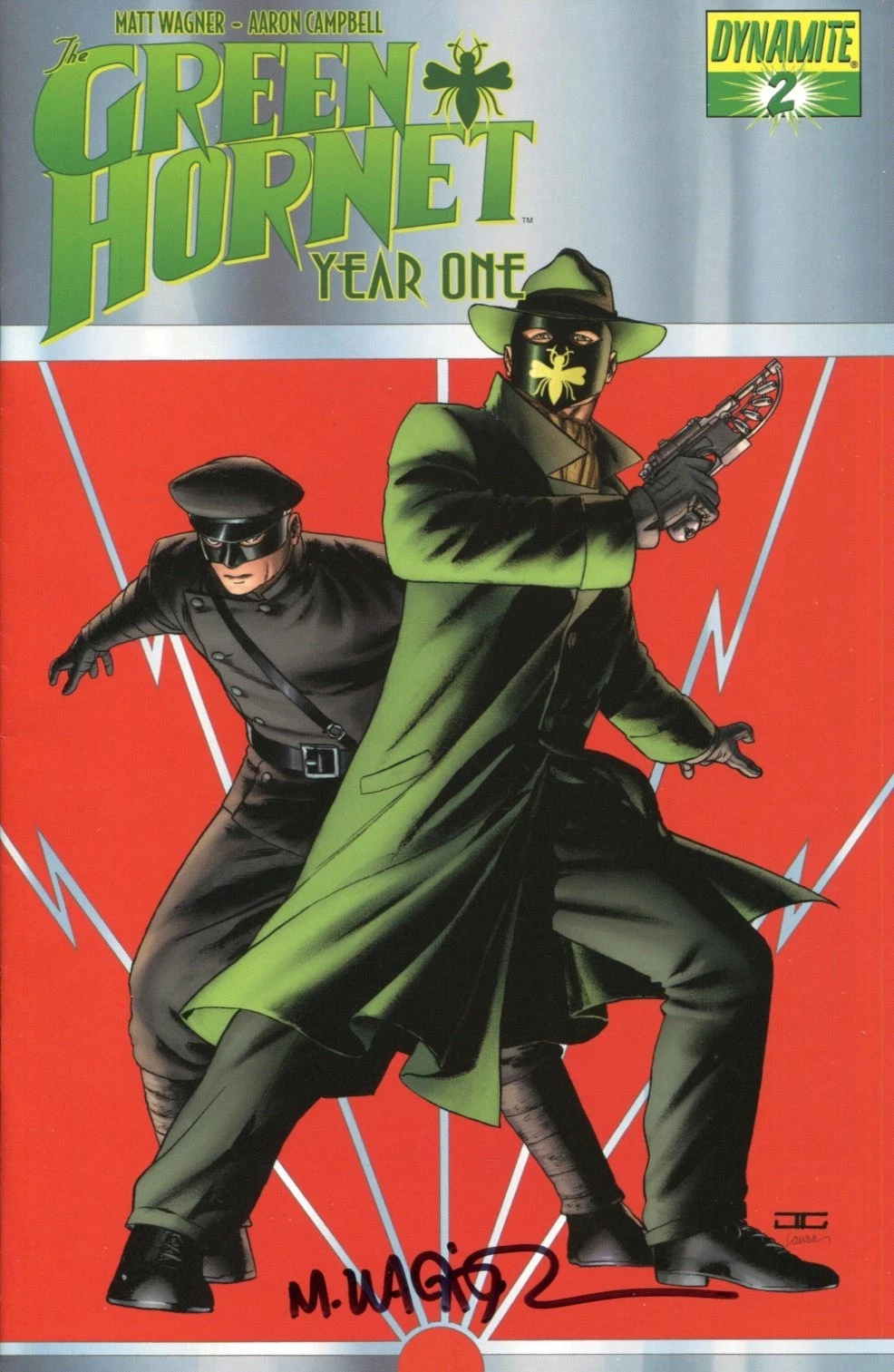 Matt Wagner Signed Autograph Green Hornet Year One Dynamite 2 Comic Book