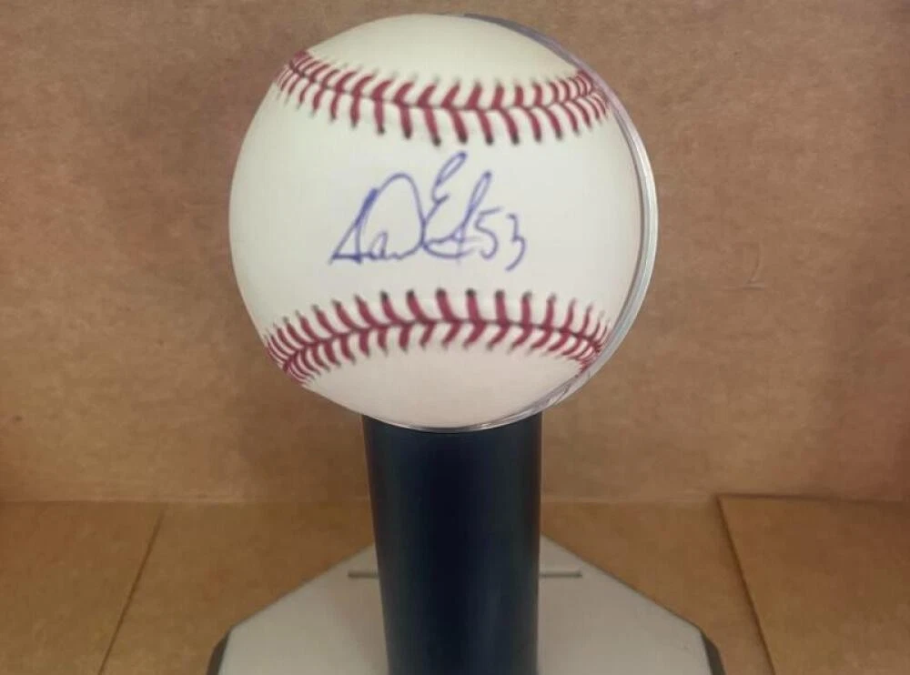 CARLOS ESTEVEZ ANGELS ANGELS/PHILLIES ALL-STAR SIGNED AUTOGRAPHED M.L. BASEBALL