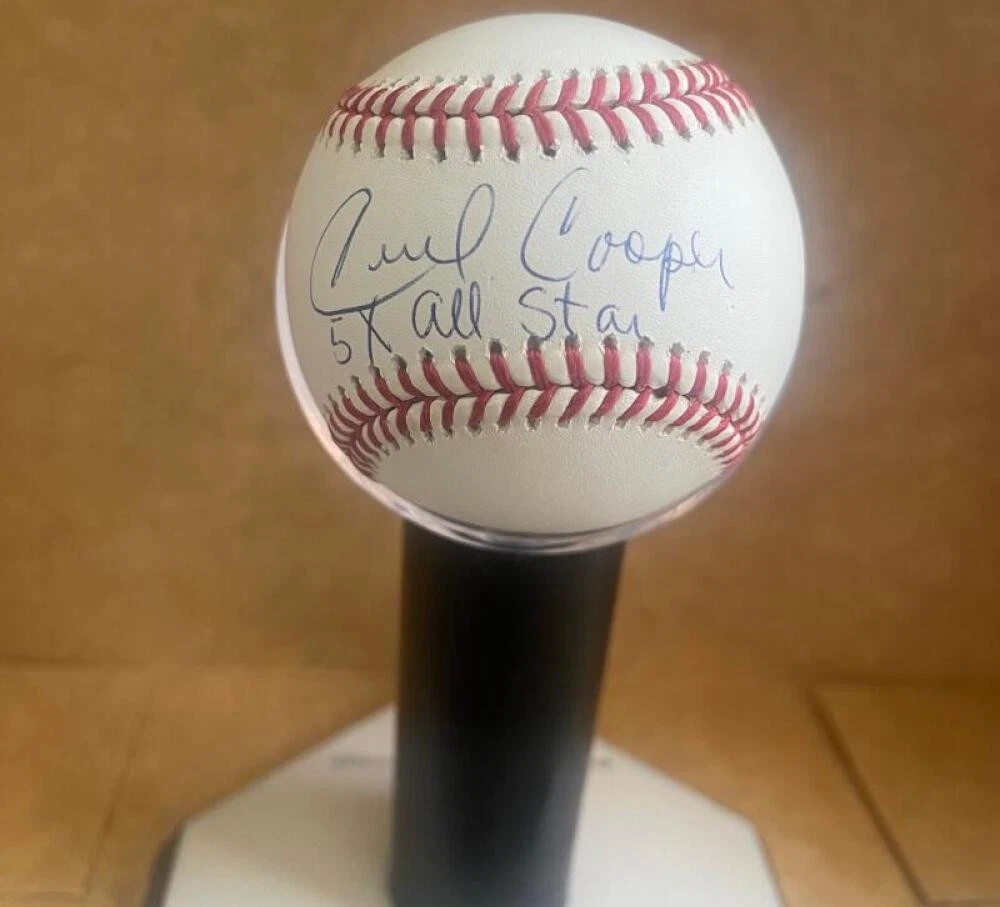 CECIL COOPER 5X ALL-STAR SIGNED AUTOGRAPHED M.L. BASEBALL BECKETT AUTH