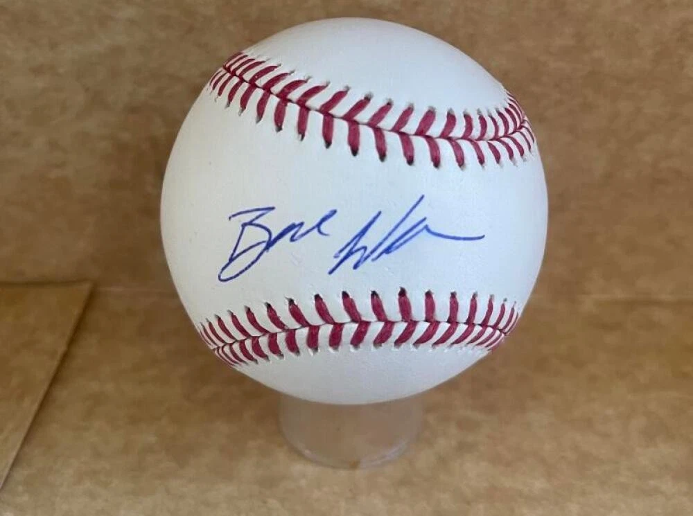 BROCK WILKEN BREWERS  SIGNED AUTOGRAPHED M.L. BASEBALL BECKETT AUTH