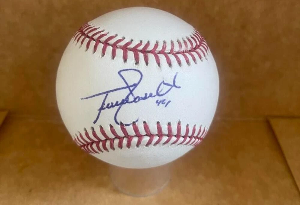 TREVOR ROSENTHAL CARDINALS SIGNED AUTOGRAPHED M.L. BASEBALL BECKETT AUTH