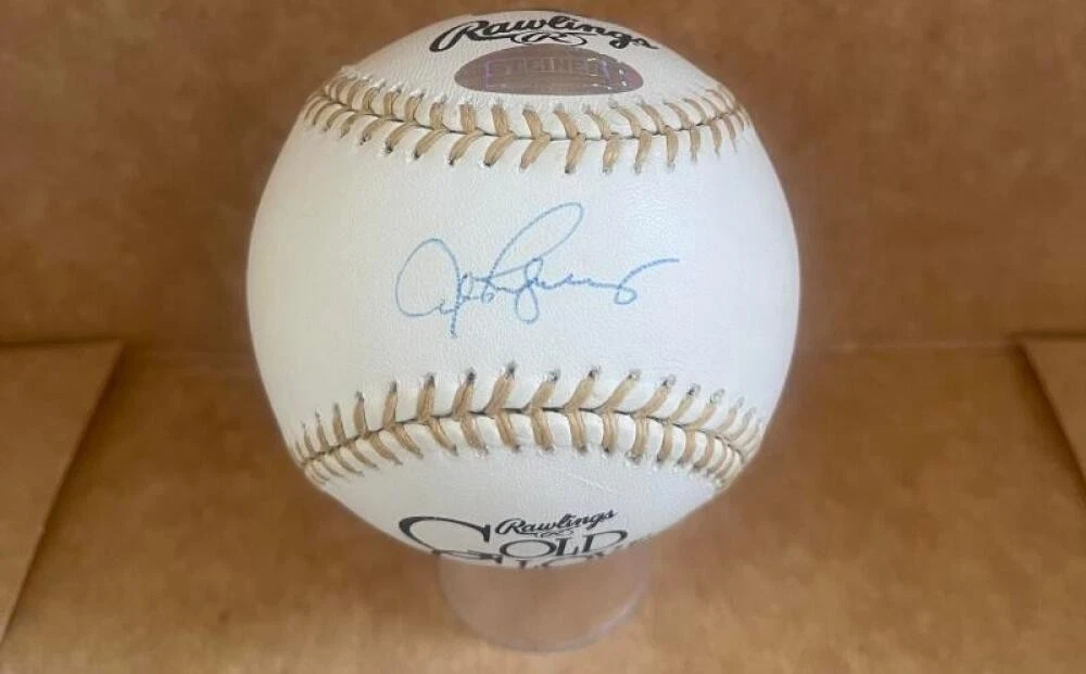 ALEX RODRIGUEZ YANKEES SIGNED GG BASEBALL STEINER MLB HOLOGRAM