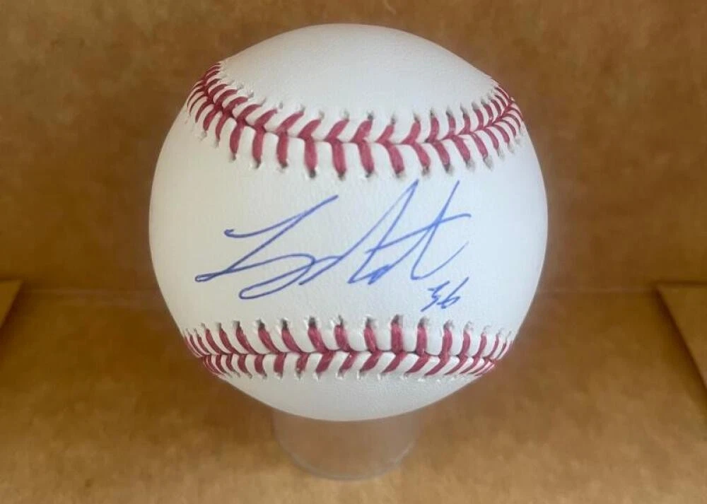 LOGAN GILBERT MARINERS SIGNED AUTOGRAPHED M.L. BASEBALL JSA