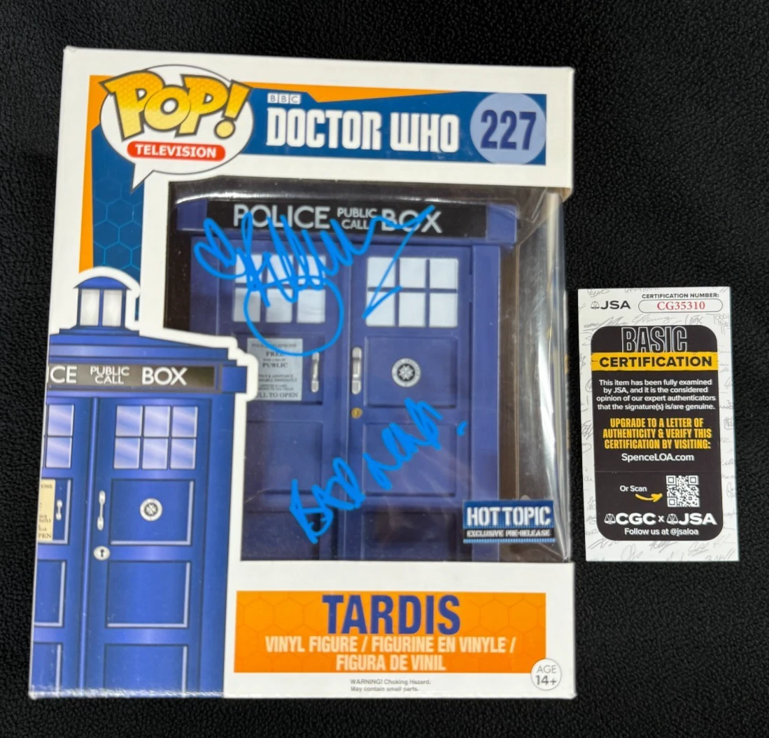 Billie Piper Signed & Inscribed Doctor Who TARDIS Funko Pop Figure JSA COA