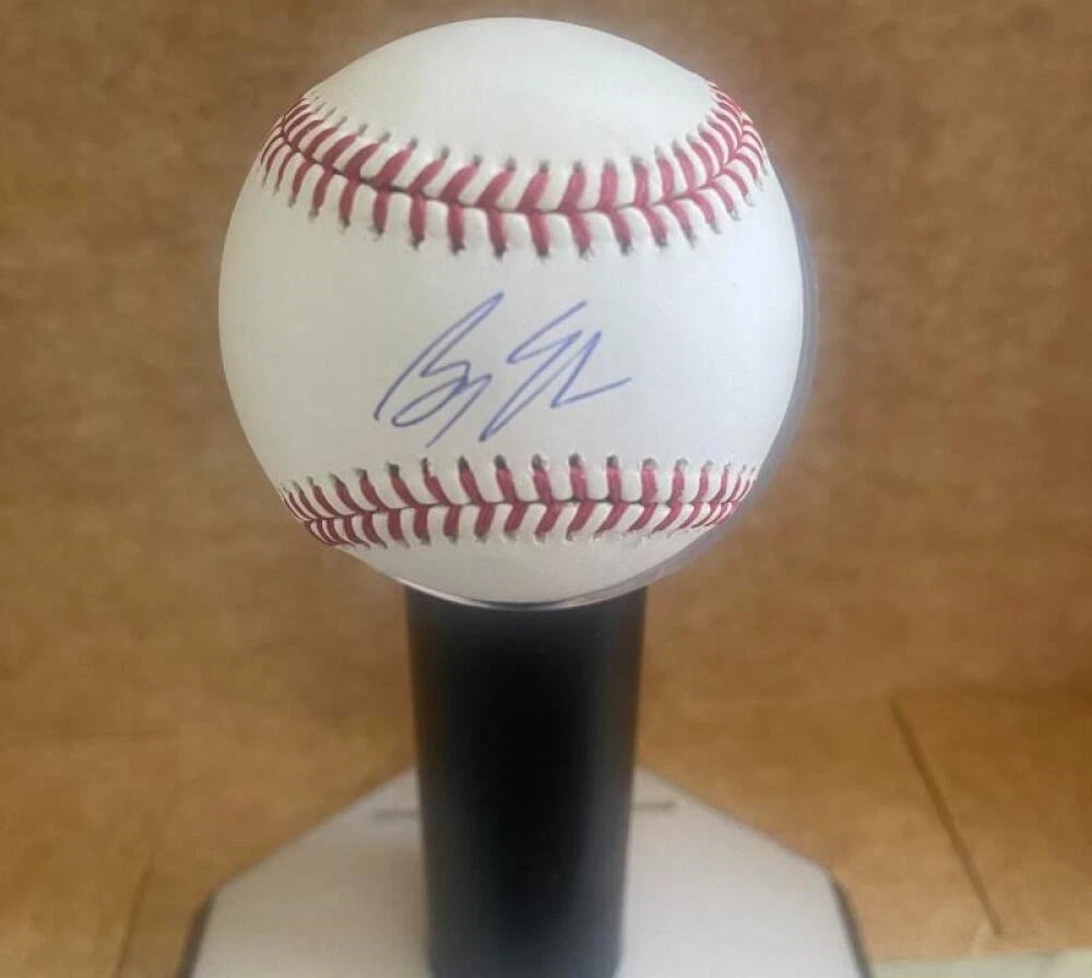 BRYCE ELDER BRAVES SIGNED AUTOGRAPHED M.L. BASEBALL TRI STAR AUTH