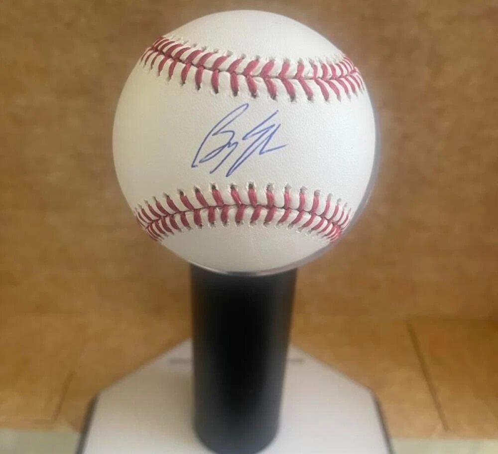 BRYCE ELDER BRAVES SIGNED AUTOGRAPHED M.L. BASEBALL TRI STAR AUTH