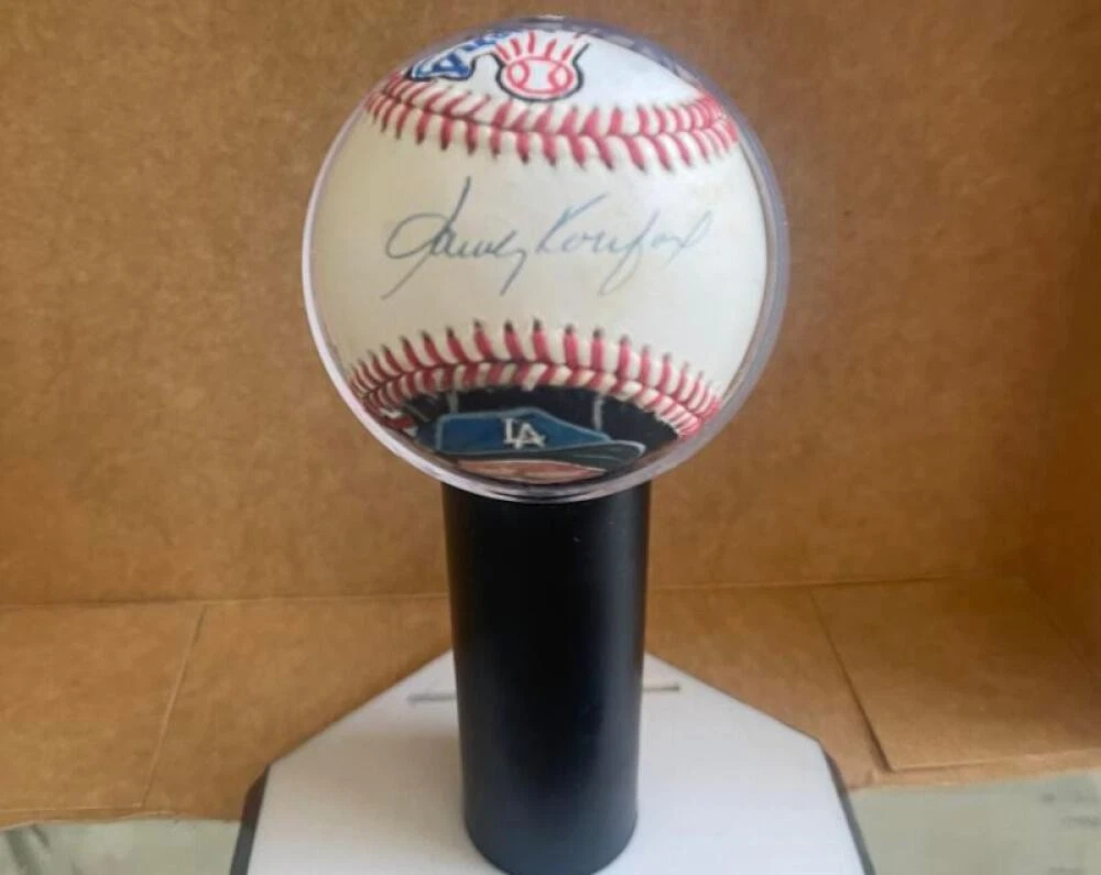 SANDY KOUFAX SIGNED AUTOGRAPHED ART RARE N.L. BASEBALL W/ LOA