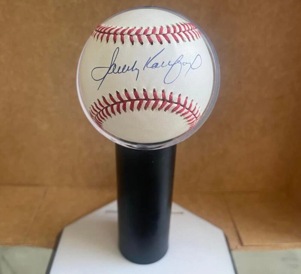 SANDY KOUFAX SIGNED RARE MINT SIGNED AUTOGRAPHED N.L. BASEBALL BAS LOA