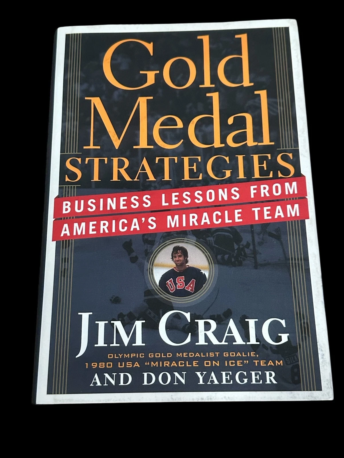 Jim Craig 1980 US Olympic Gold Medal Hockey Boston Univers Signed Autograph Book