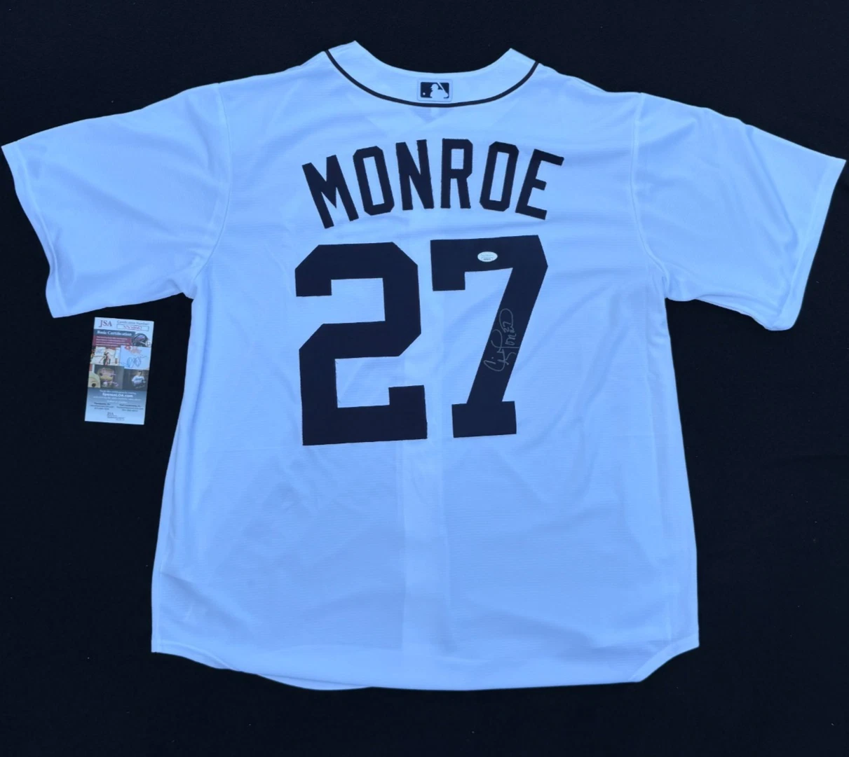 Craig Monroe Signed Detroit Tigers Nike Jersey Size XL JSA COA