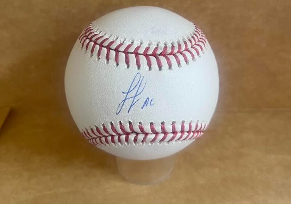 LUISANGEL ACUNA METS SIGNED AUTOGRAPHED M.L. BASEBALL BECKETT AUTH