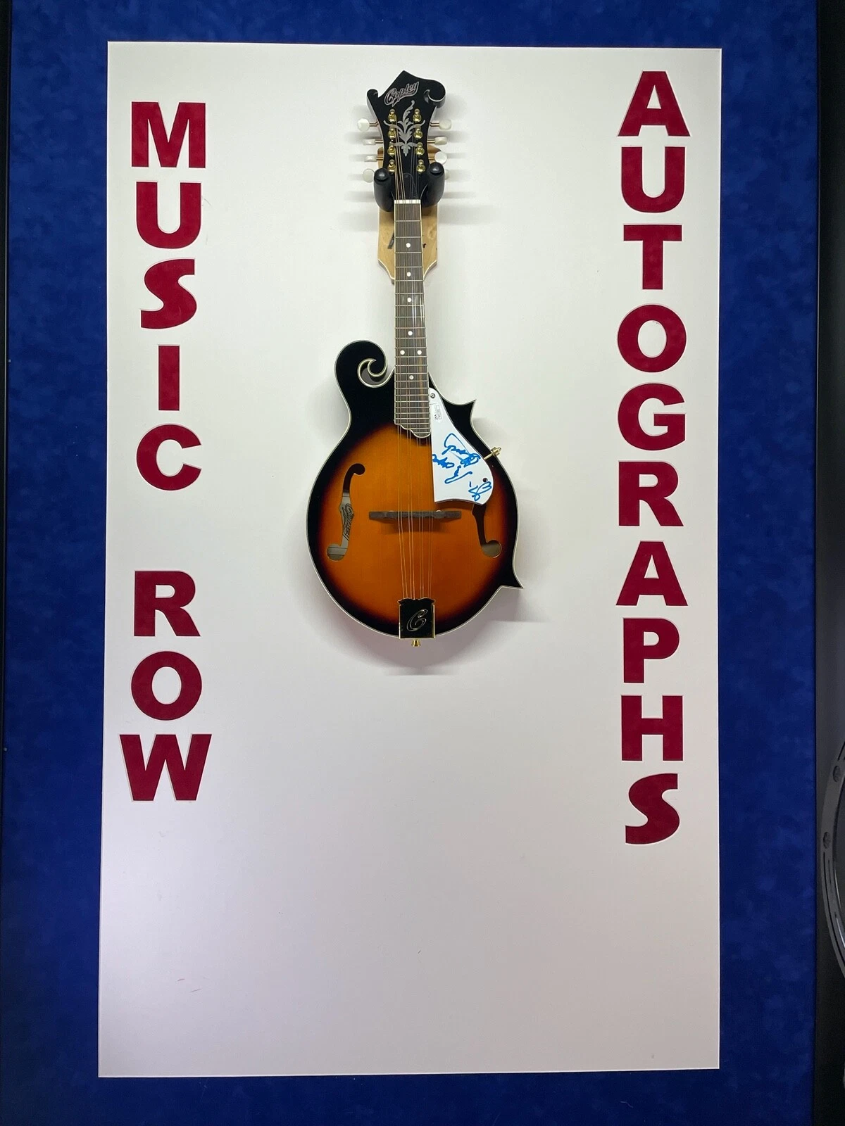 DR RALPH STANLEY Signed Autograph F Style Mandolin Bluegrass JSA COA