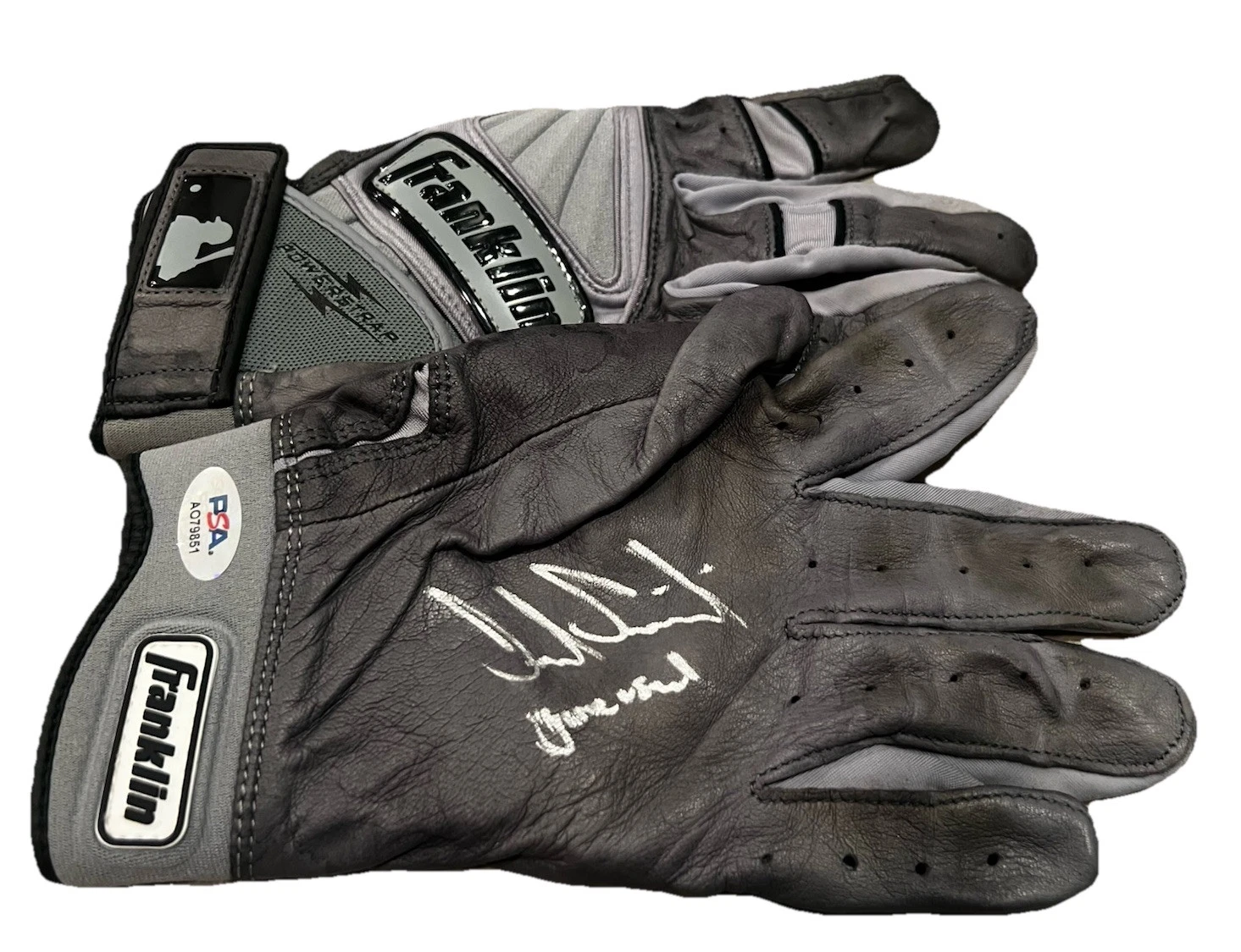 JACK SUWINSKI signed PITTSBURGH PIRATES Game Used Batting Gloves PSA/DNA AO79851