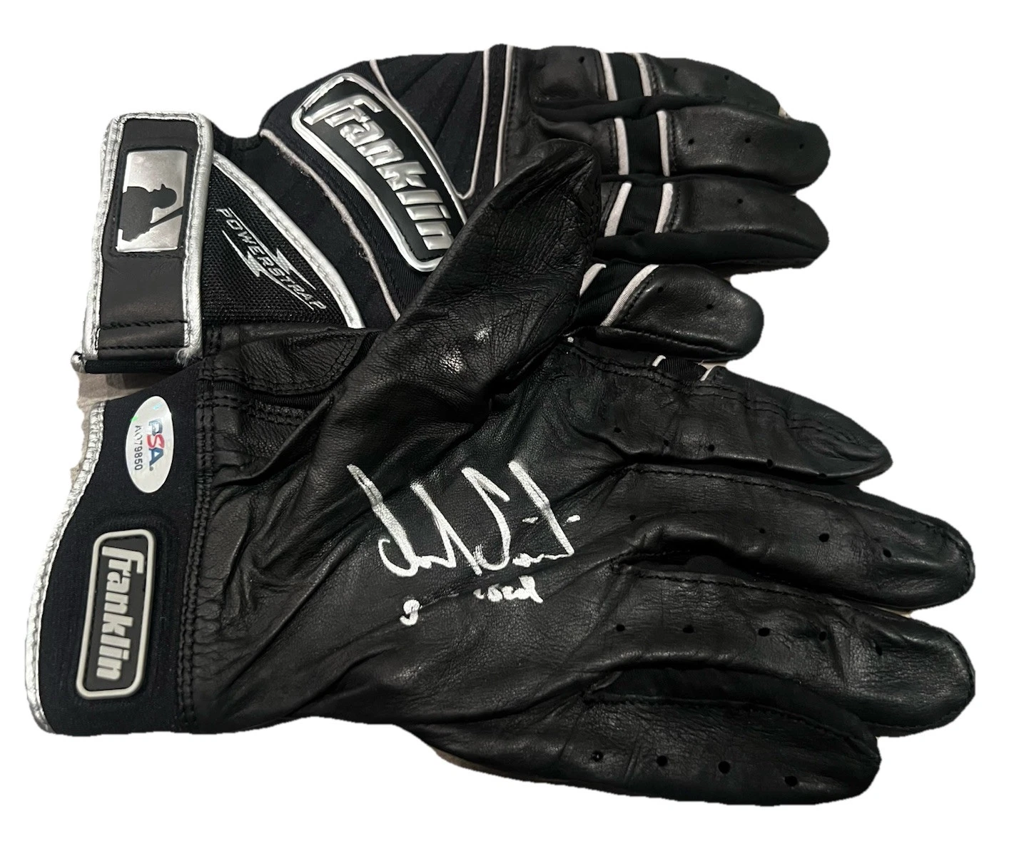 JACK SUWINSKI signed PITTSBURGH PIRATES Game Used Batting Gloves PSA/DNA AO79850