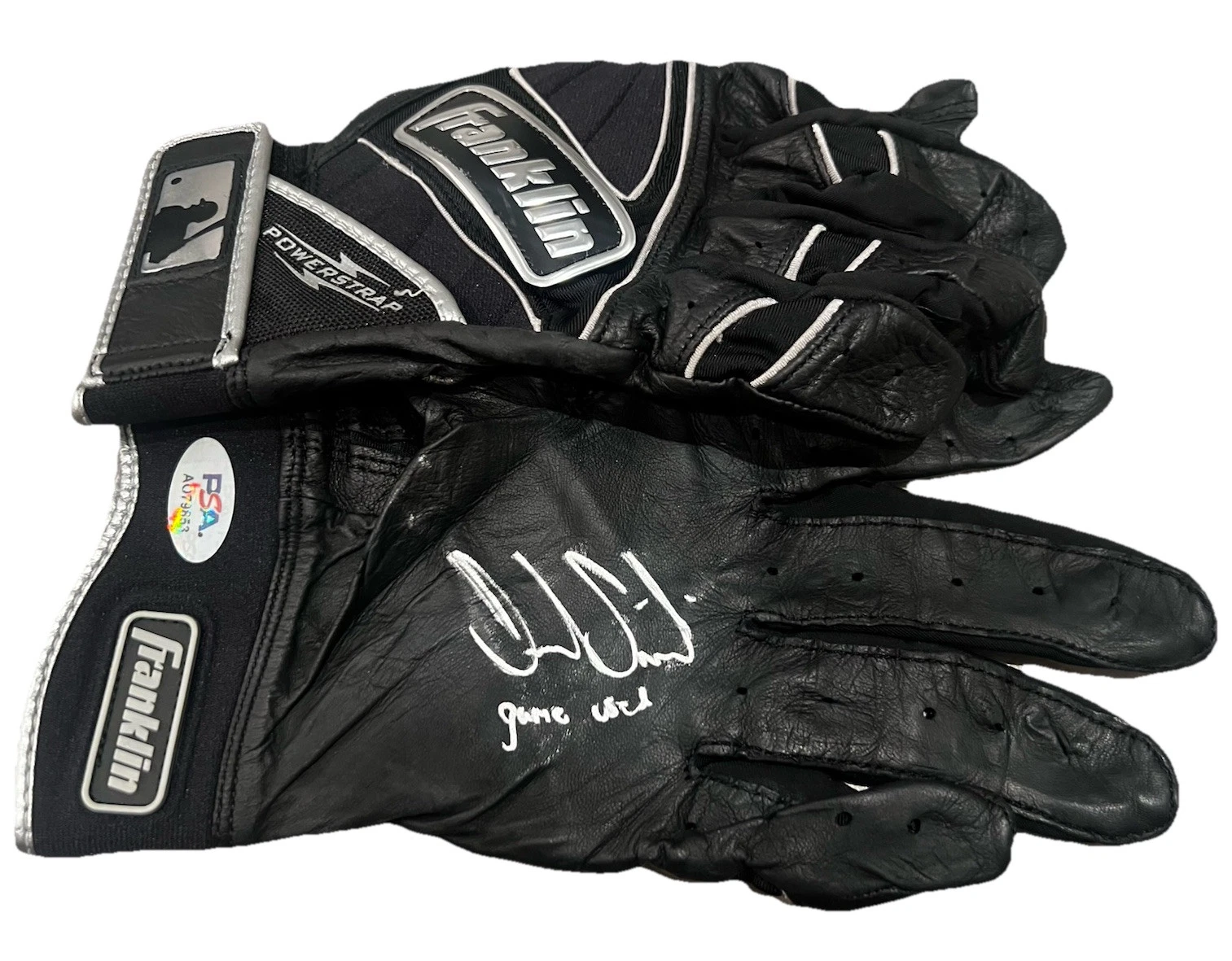 JACK SUWINSKI signed PITTSBURGH PIRATES Game Used Batting Gloves PSA/DNA AO79853