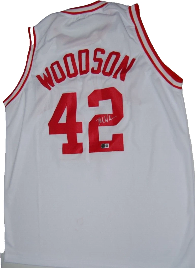 MIKE WOODSON signed (INDIANA HOOSIERS) custom basketball jersey BECKETT BR63076