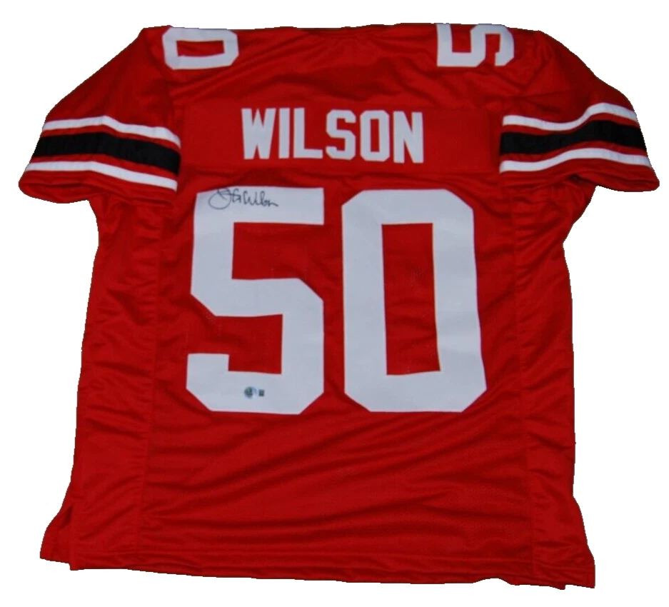 OTIS WILSON signed (LOUISVILLE CARDINALS) Custom football jersey BECKETT BAS