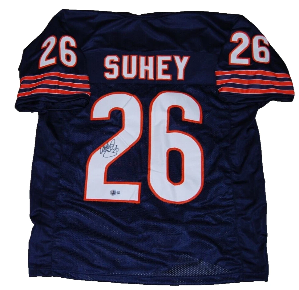 MATT SUHEY signed (CHICAGO BEARS) Custom football jersey BECKETT Witnessed