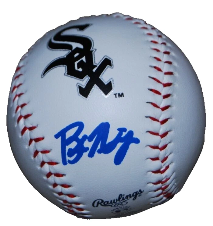 BRADEN MONTGOMERY signed (CHICAGO WHITE SOX) MLB logo baseball BECKETT BR67637