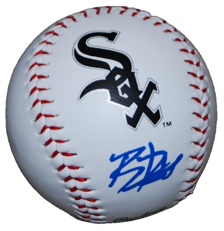 BRYAN RAMOS signed (CHICAGO WHITE SOX) MLB logo baseball BECKETT BR67668