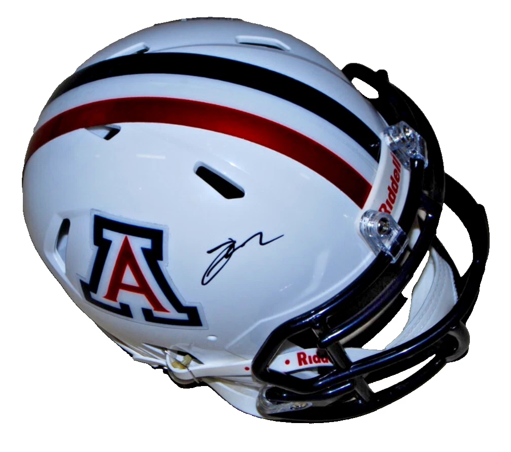 TETAIROA MCMILLAN signed (ARIZONA WILDCATS) mini football helmet BECKETT BS38104