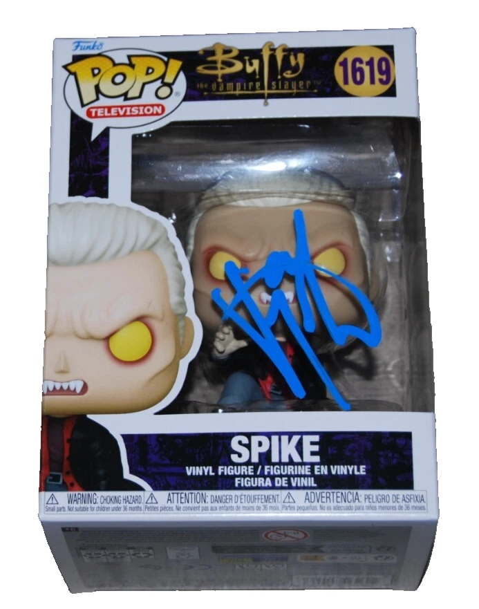 JAMES MARSTERS signed (BUFFY THE VAMPIRE) Spike Funko pop #1619 BECKETT BQ83852