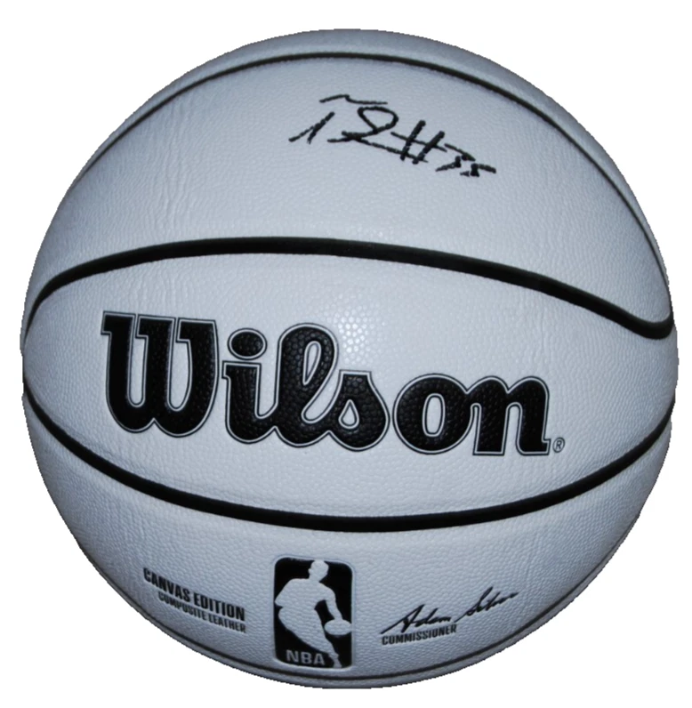 THOMAS SORBER signed Wilson NBA basketball (GEORGETOWN HOYAS) 2025 DRAFT BECKETT