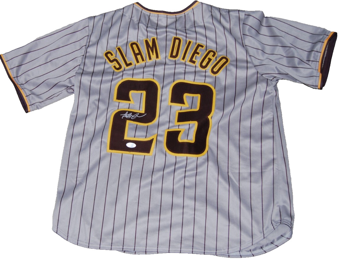 FERNANDO TATIS JR signed (SAN DIEGO PADRES) custom baseball jersey JSA VV33765
