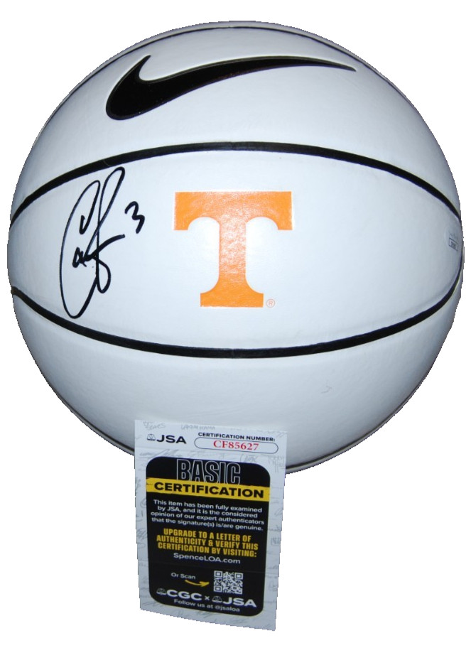 CANDACE PARKER signed (TENNESSEE LADY VOLS) Volunteers Basketball JSA CF85627
