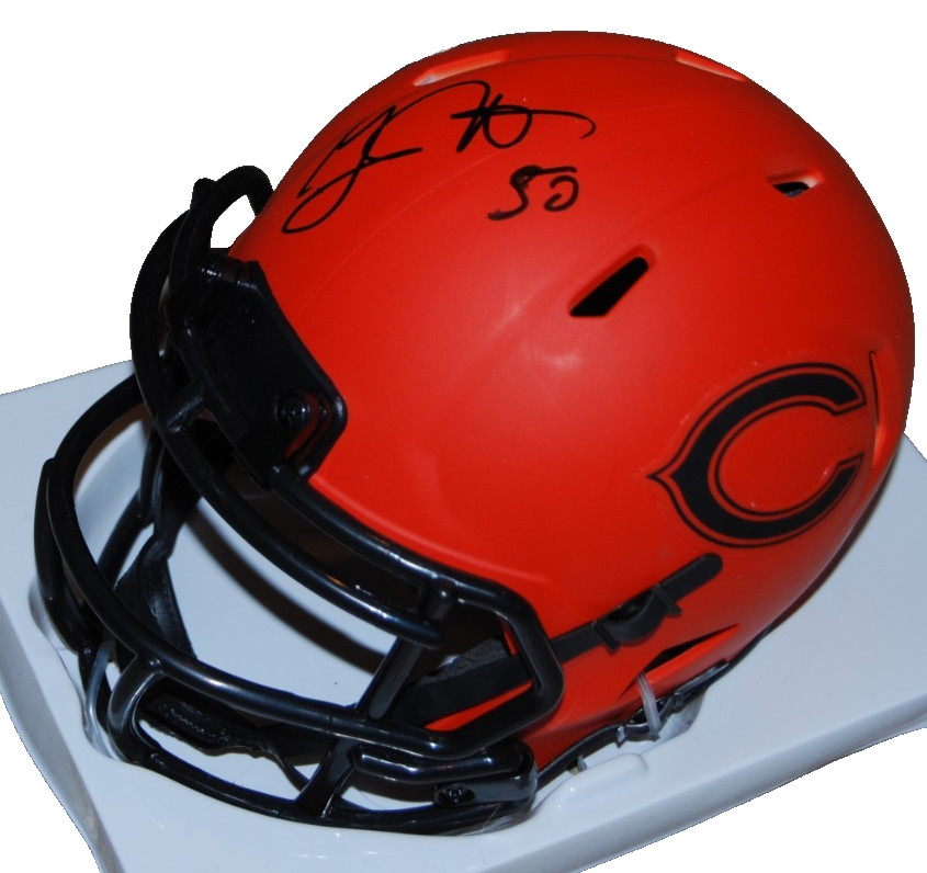 GRADY JARRETT signed (CHICAGO BEARS) RAVE mini football helmet JSA CF85570