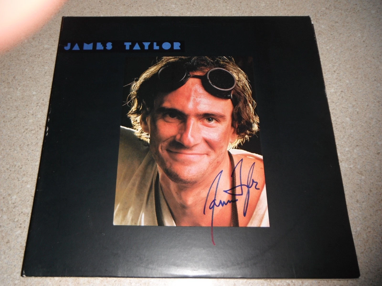 JAMES TAYLOR SIGNED DAD LOVES HIS WORK VINYL ALBUM LEGEND!!