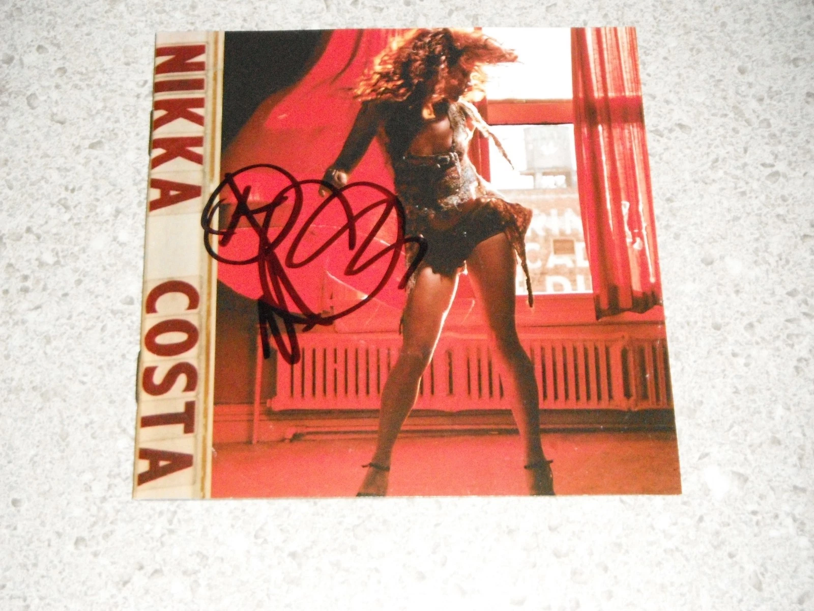 NIKKA COSTA SIGNED EVERYBODY GOT THEIR SOMETHING CD COVER
