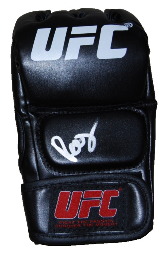 AILIN PEREZ signed (UFC) MMA autographed Fighting glove BECKETT BAS BT78275