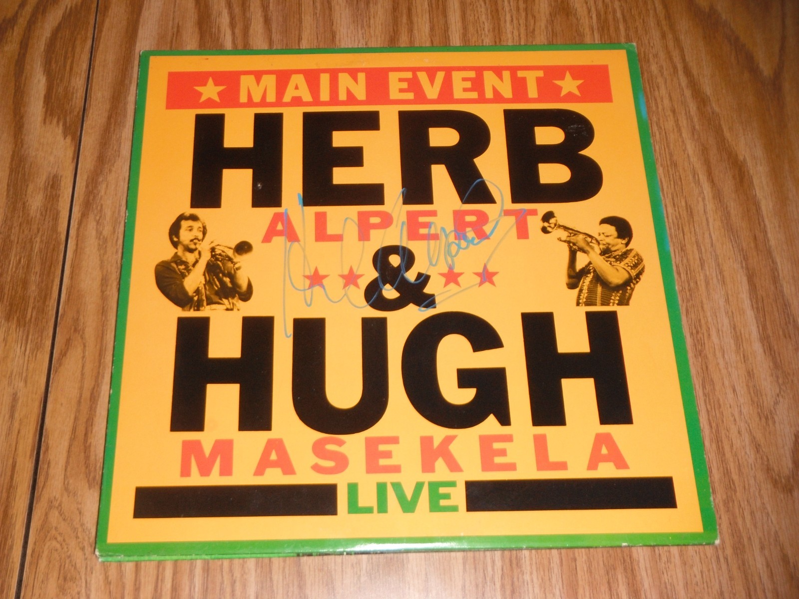 HERB ALPERT SIGNED MAIN EVENT VINYL ALBUM
