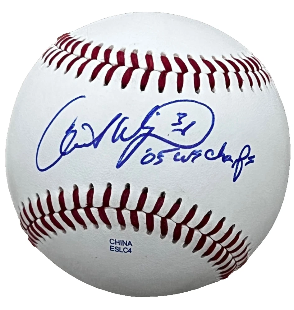 CHRIS WIDGER signed (CHICAGO WHITE SOX) Minor League baseball BECKETT BT78139