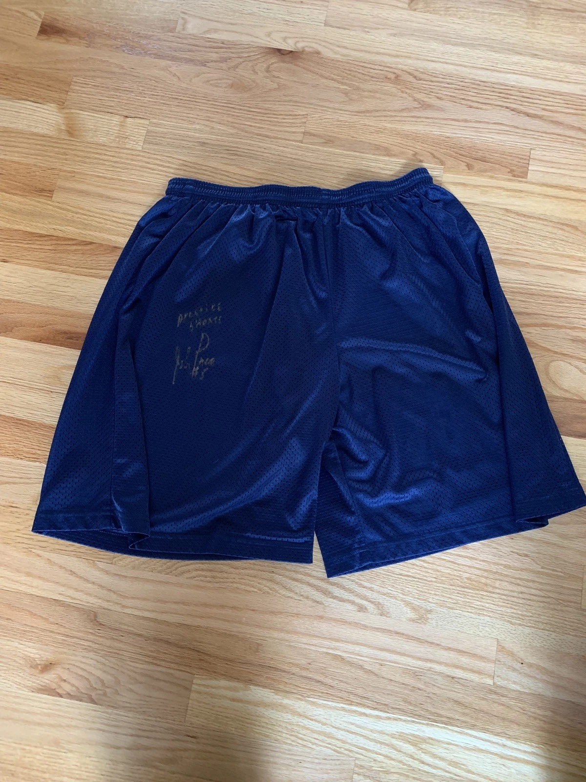JOSH PACE SIGNED PRACTICE USED SYRACUSE UNIVERSITY BASKETBALL SHORTS RARE
