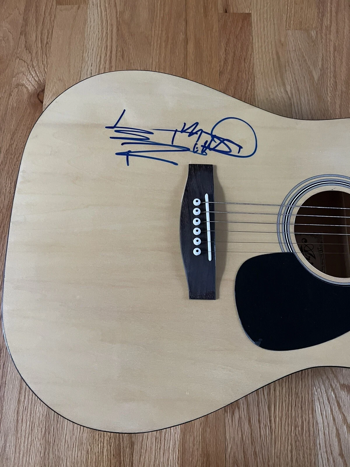 Keith Richards Rolling Stones Signed Acoustic Guitar On The Body JSA