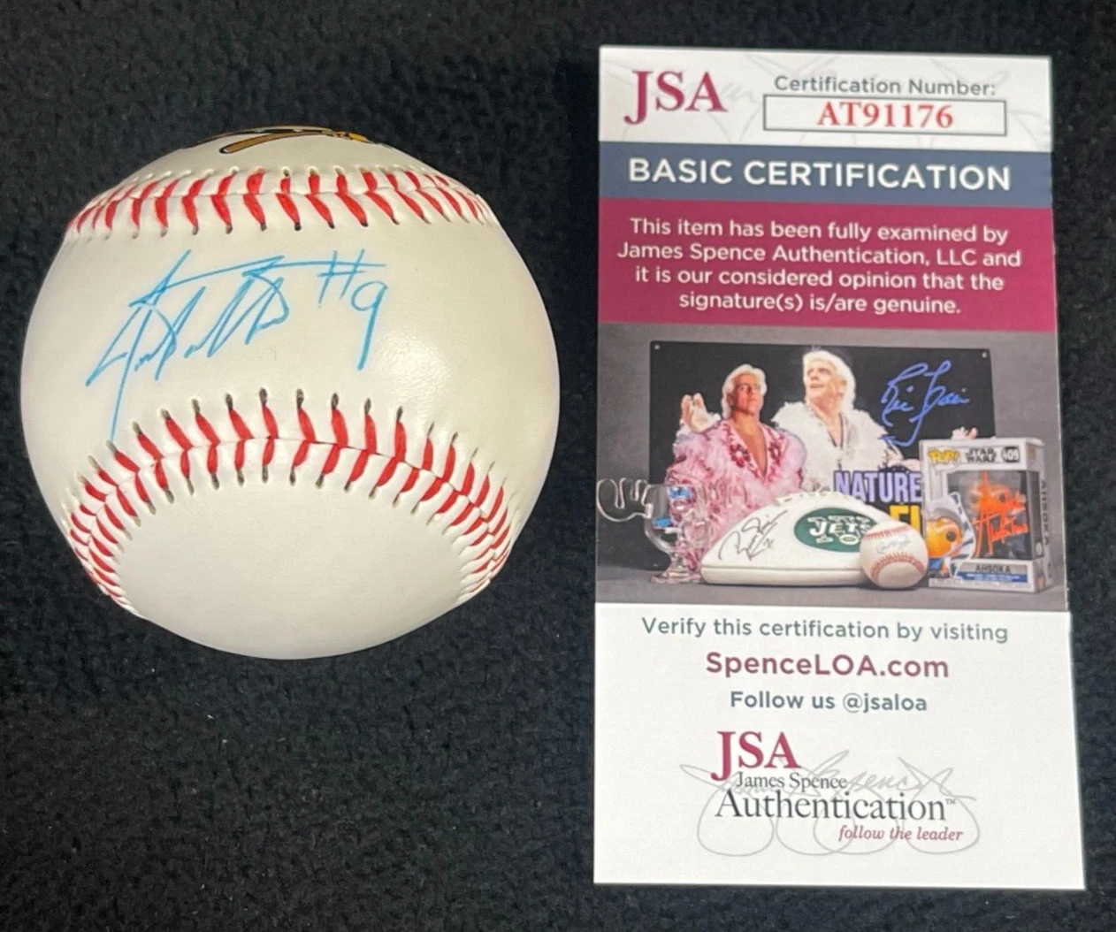Jarrod Patterson Signed Toledo Mud Hens Baseball Detroit Tigers JSA COA